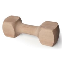 Drevená činka 25 cm